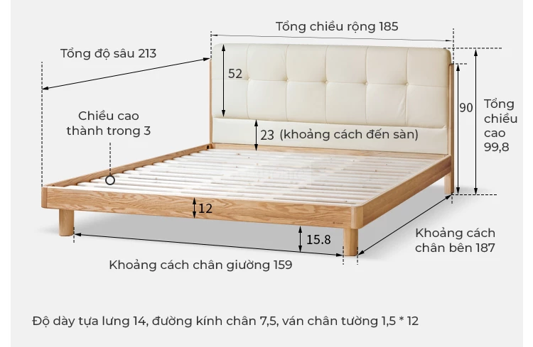 Giường Ngủ Dream Series Togismart GM 050 – Thiết kế tối giản, sang trọng, tích hợp ngăn chứa đồ rộng rãi. Chất liệu gỗ cao cấp, bền đẹp, phù hợp mọi không gian. Dễ dàng lắp ráp, tối ưu diện tích. Mua ngay giường ngủ thông minh Togismart GM 050 để tận hưởng giấc ngủ trọn vẹn