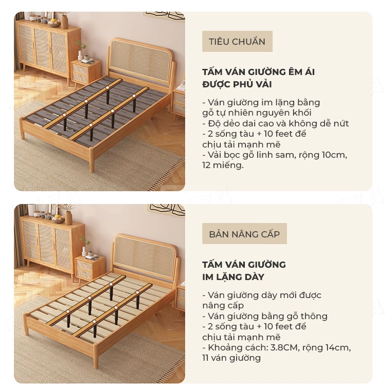 Giường Ngủ Dream Series Togismart GM 051 – Kiểu dáng hiện đại, tích hợp ngăn chứa đồ rộng rãi, giúp tối ưu không gian. Chất liệu gỗ cao cấp, bền bỉ, an toàn. Dễ dàng lắp ráp, phù hợp mọi phong cách nội thất. Mua ngay giường ngủ thông minh Togismart GM 051 để nâng tầm không gian sống