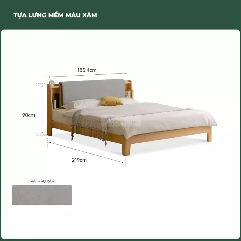 Giường Ngủ Dream Series Togismart GM 054 – Thiết kế hiện đại, tối ưu không gian với ngăn chứa đồ rộng rãi. Chất liệu gỗ cao cấp, bền đẹp, an toàn. Kiểu dáng sang trọng, phù hợp mọi phong cách nội thất. Dễ dàng lắp ráp, tiện lợi. Mua ngay giường ngủ thông minh Togismart GM 054 để tận hưởng giấc ngủ trọn vẹn