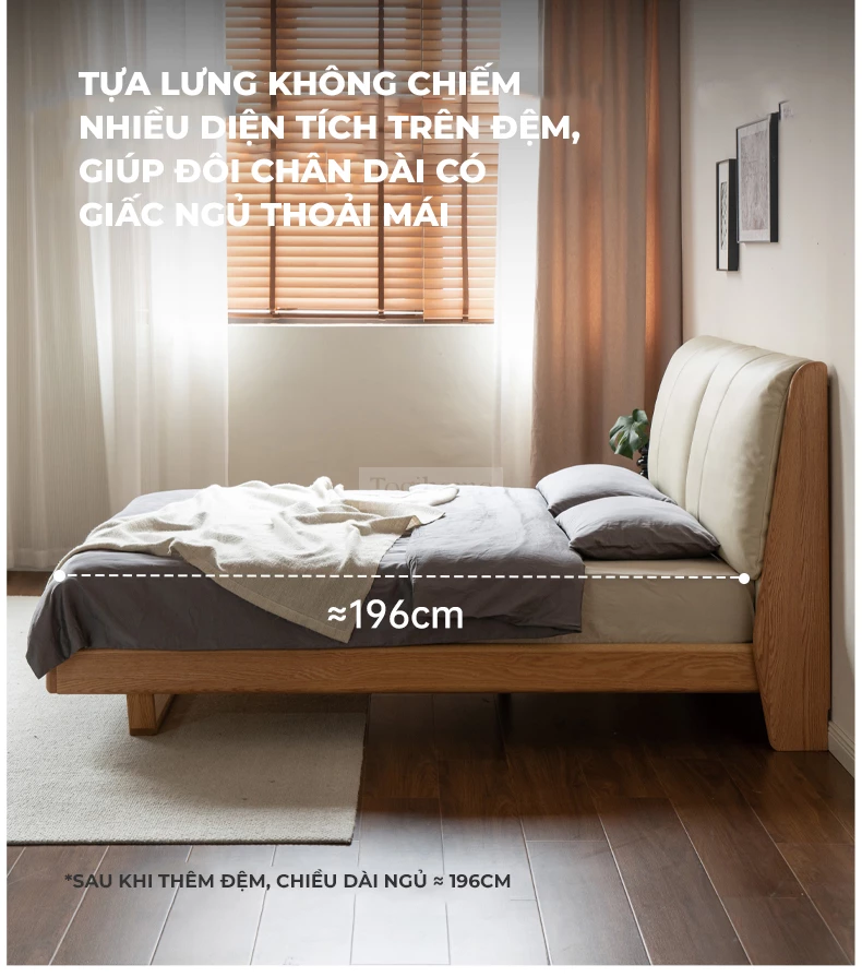 Giường Ngủ Dream Series Togismart GM 056 – Thiết kế tinh tế, sang trọng, tích hợp ngăn chứa đồ rộng rãi giúp tối ưu không gian. Chất liệu gỗ cao cấp, bền bỉ, an toàn. Kiểu dáng hiện đại, phù hợp mọi phong cách nội thất. Dễ dàng lắp ráp. Mua ngay giường ngủ thông minh Togismart GM 056 để tận hưởng giấc ngủ êm ái