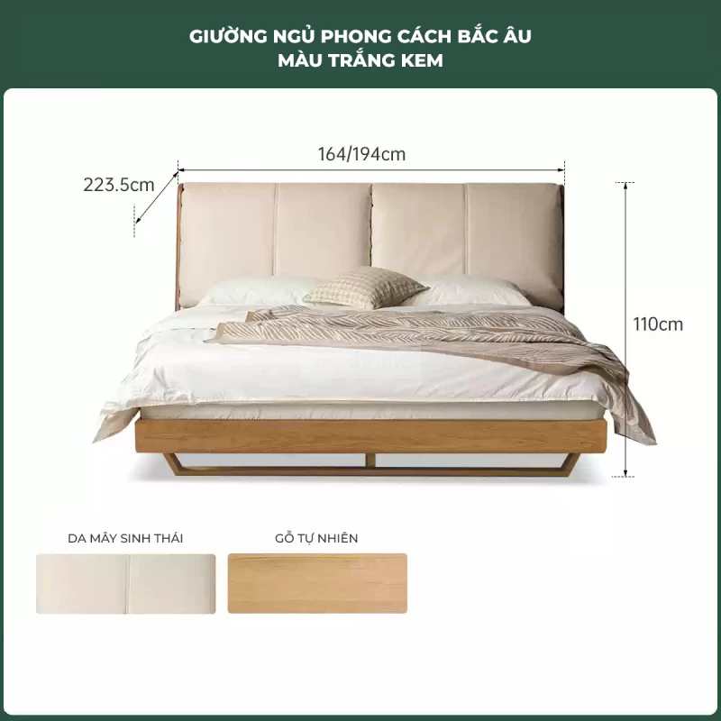 Giường Ngủ Dream Series Togismart GM 056 – Thiết kế tinh tế, sang trọng, tích hợp ngăn chứa đồ rộng rãi giúp tối ưu không gian. Chất liệu gỗ cao cấp, bền bỉ, an toàn. Kiểu dáng hiện đại, phù hợp mọi phong cách nội thất. Dễ dàng lắp ráp. Mua ngay giường ngủ thông minh Togismart GM 056 để tận hưởng giấc ngủ êm ái