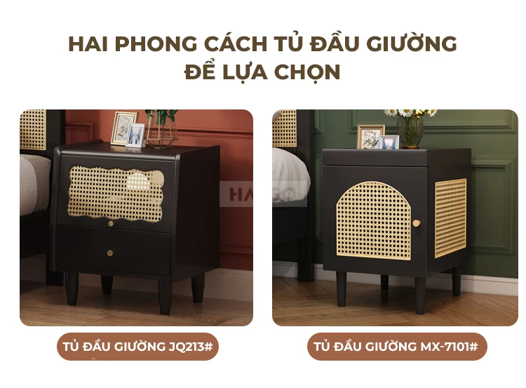 Giường Ngủ Gỗ Tự Nhiên Cao Cấp Haigo GN264