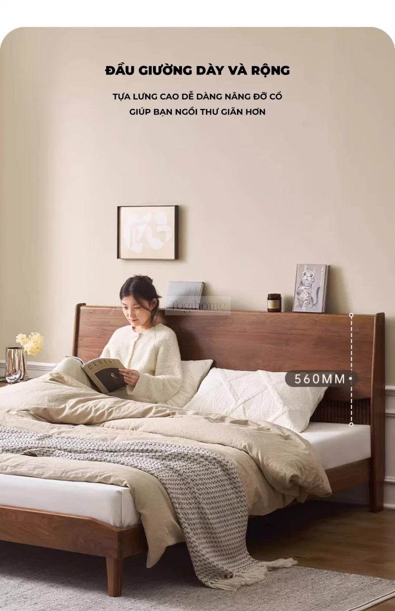 Giường Ngủ Gỗ Tự Nhiên Dream Series Togismart GM76 sở hữu thiết kế hiện đại, tối giản, làm từ gỗ tự nhiên bền chắc, thân thiện với sức khỏe. Phù hợp với nhiều phong cách nội thất, từ tối giản đến sang trọng. Giường có kết cấu vững chắc, đường nét tinh tế, mang đến không gian nghỉ ngơi thư thái và ấm cúng.