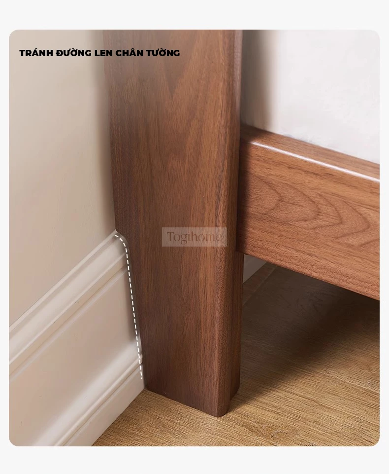 Giường Ngủ Gỗ Tự Nhiên Dream Series Togismart GM76 sở hữu thiết kế hiện đại, tối giản, làm từ gỗ tự nhiên bền chắc, thân thiện với sức khỏe. Phù hợp với nhiều phong cách nội thất, từ tối giản đến sang trọng. Giường có kết cấu vững chắc, đường nét tinh tế, mang đến không gian nghỉ ngơi thư thái và ấm cúng.