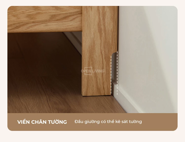 Giường ngủ gỗ tự nhiên OpenLiving OGG 039 phong cách Bắc Âu mang đến vẻ đẹp thanh lịch và hiện đại. Chất liệu gỗ tự nhiên bền bỉ, an toàn cho sức khỏe, thiết kế tối giản nhưng tinh tế, tạo không gian ngủ ấm cúng và sang trọng. Lựa chọn lý tưởng cho phòng ngủ phong cách.