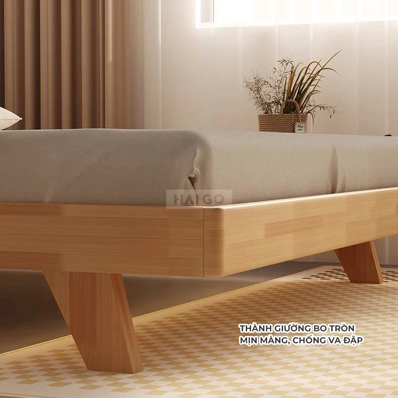 Giường Ngủ Gỗ Tự Nhiên Haigo GN312