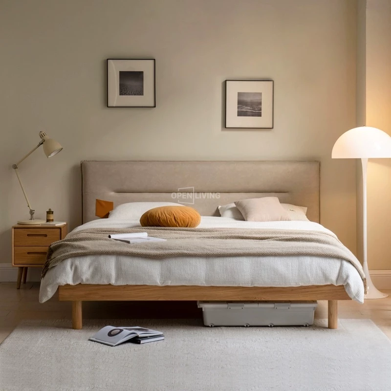Giường Ngủ Gỗ Tự Nhiên Hiện Đại Openliving OGG046 – Thiết kế tối giản, tinh tế, phù hợp với mọi không gian phòng ngủ. Chất liệu gỗ tự nhiên cao cấp, bền chắc, an toàn cho sức khỏe. Kết cấu vững chãi, chịu lực tốt, đảm bảo giấc ngủ trọn vẹn. Kiểu dáng hiện đại, dễ dàng kết hợp với nội thất. Mua ngay để nâng tầm không gian sống!
