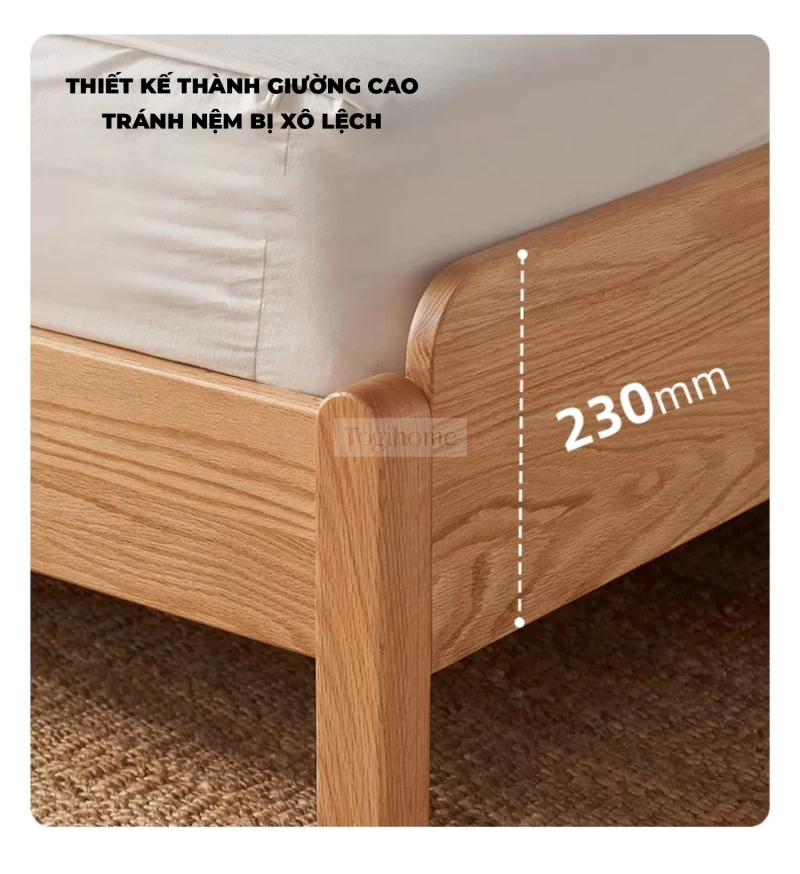 Giường ngủ Togismart GM74 kết hợp giữa gỗ tự nhiên chắc chắn và chi tiết mây đan thủ công tinh tế, mang đậm phong cách Đông Dương hiện đại. Thiết kế tối giản mà sang trọng, phù hợp với mọi không gian nội thất. GM74 không chỉ là sản phẩm nội thất mà còn là điểm nhấn nghệ thuật cho phòng ngủ của bạn.