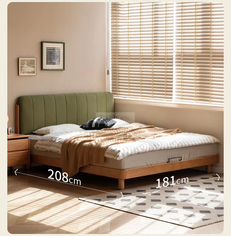 Giường Ngủ Gỗ Tự Nhiên Đệm Da Phong Cách Hiện Đại Togismart GM 083 sở hữu thiết kế sang trọng, đầu giường bọc da tinh tế kết hợp khung gỗ tự nhiên chắc chắn. Phù hợp với không gian nội thất hiện đại, mang lại sự tiện nghi và đẳng cấp cho phòng ngủ của bạn.