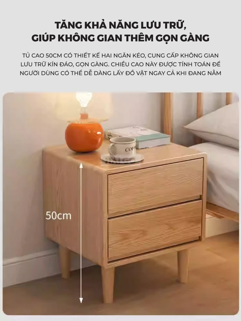 Giường Ngủ Hiện Đại Gỗ Tự Nhiên GN380