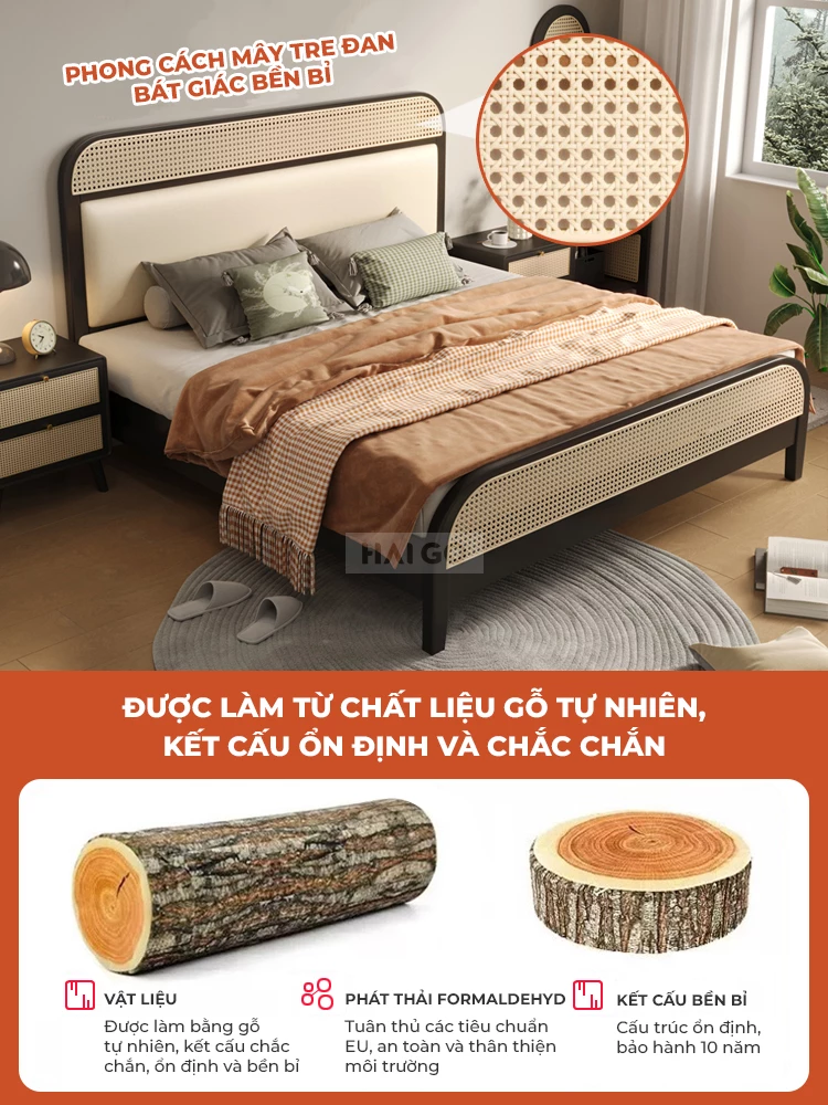 Giường Ngủ Hiện Đại Haigo GN262