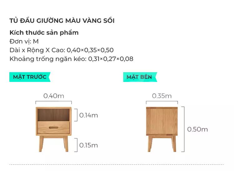 Giường Ngủ Phong Cách Bắc Âu Gỗ Tự Nhiên GN124