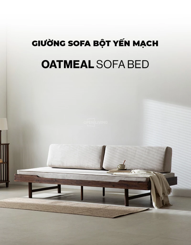 Giường sofa 2 trong 1 OpenLiving OSF 065 làm từ gỗ tự nhiên, mang phong cách Hàn hiện đại, kết hợp giữa thẩm mỹ và tiện ích. Thiết kế thông minh giúp bạn dễ dàng chuyển đổi từ sofa thành giường ngủ, tối ưu không gian sống và tạo điểm nhấn trang nhã cho căn phòng.