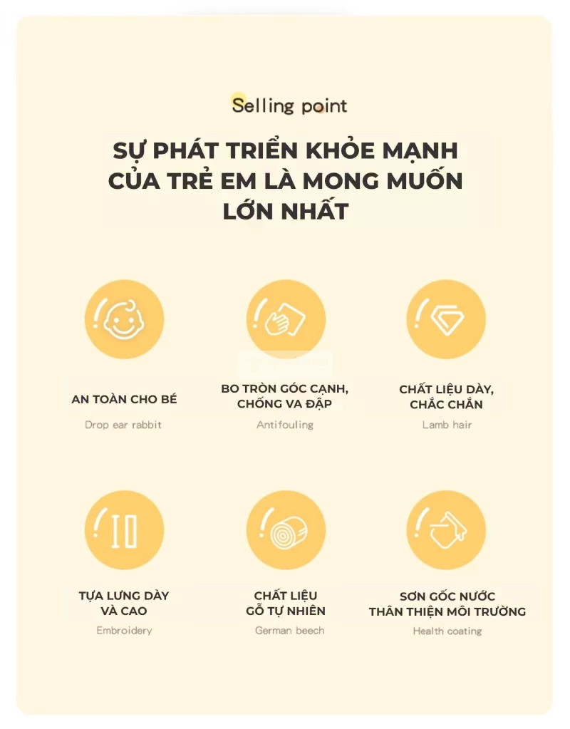 ưu điểm của Giường trẻ em tối giản, hiện đại TE48