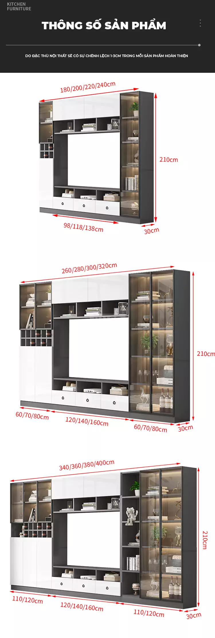 Hệ Kệ Tivi Kết Hợp Tủ Sang Trọng Hiện Đại Haigo KTV169