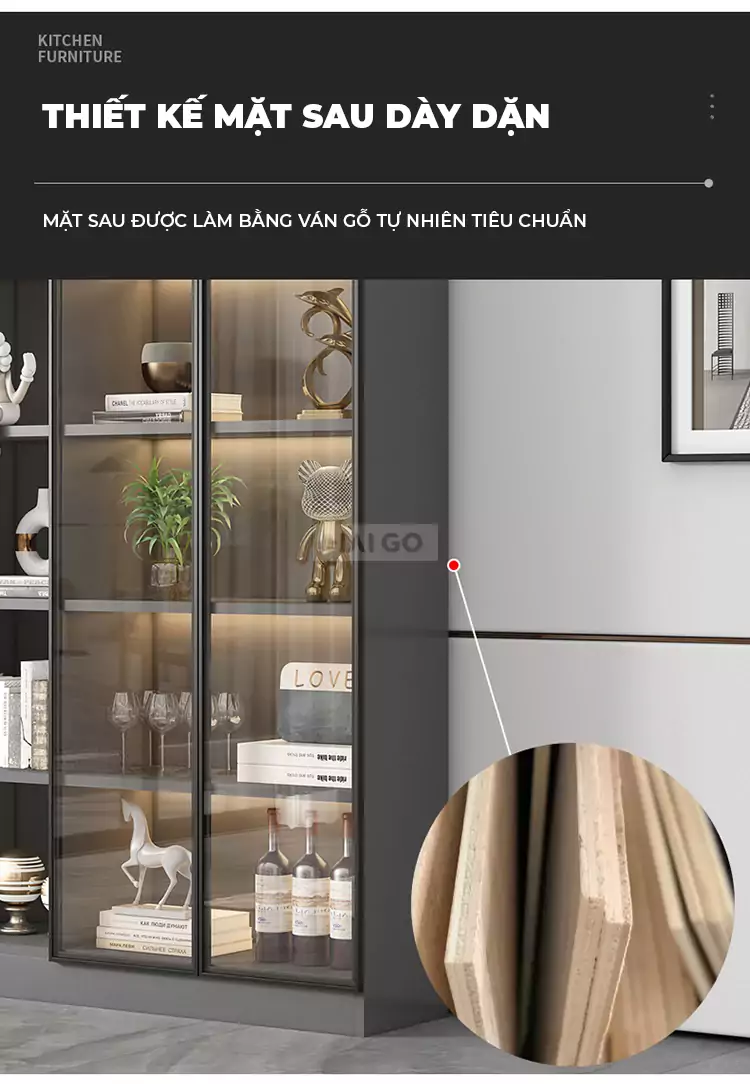 Hệ Kệ Tivi Kết Hợp Tủ Sang Trọng Hiện Đại Haigo KTV169