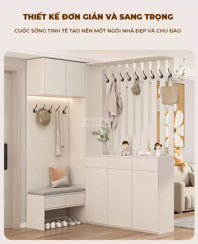 Hệ Tủ Giày Đa Năng Kết Hợp Haigo TG163