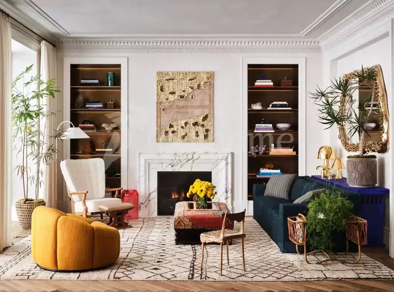 Kết hợp decor phòng khách Vintage với nhiều phong cách thiết kế nội thất khác