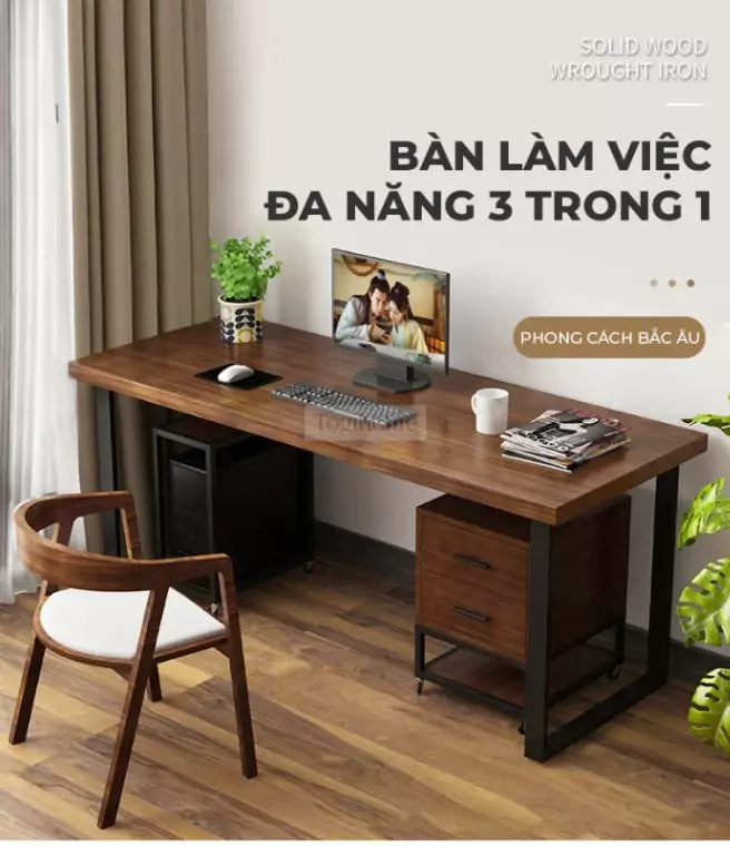 Thông tin chung về bàn gỗ tự nhiên Togismart BTN014