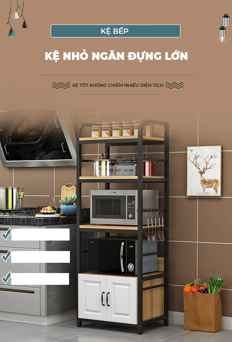 Kệ bếp đa năng, hiện đại KC52