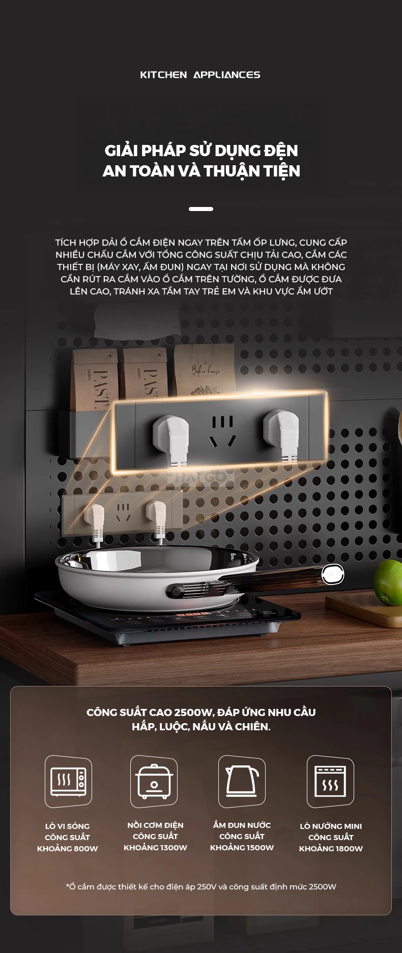 Kệ Bếp Đa Năng Thiết Kế Hiện Đại Haigo KC387