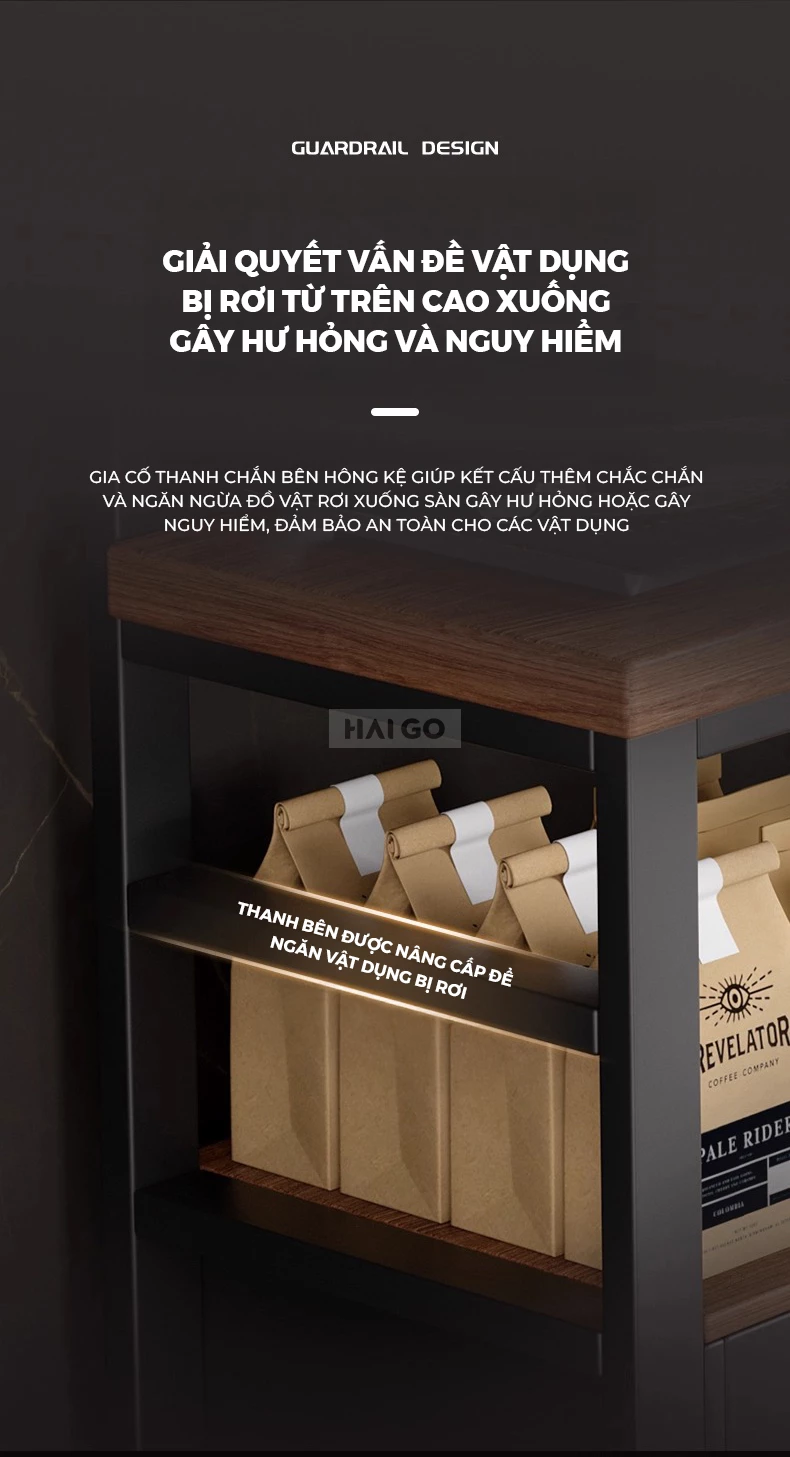 Kệ Bếp Đa Năng Thiết Kế Hiện Đại Haigo KC387