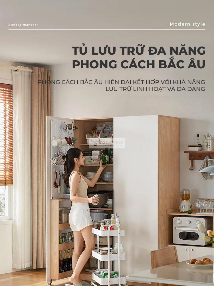 Kệ bếp thiết kế đa năng, hiện đại KC73