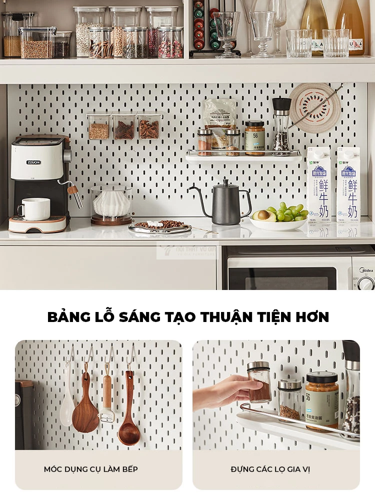 Kệ bếp thiết kế hiện đại, sang trọng KC66