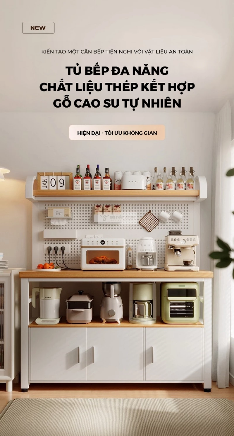 Kệ bếp Vũ Gia thiết kế tối giản, hiện đại KC88