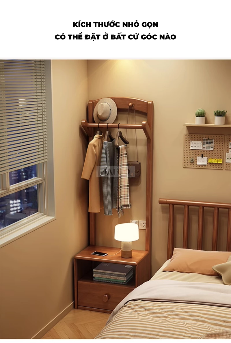 Kệ Đầu Giường Đa Năng Haigo KT369