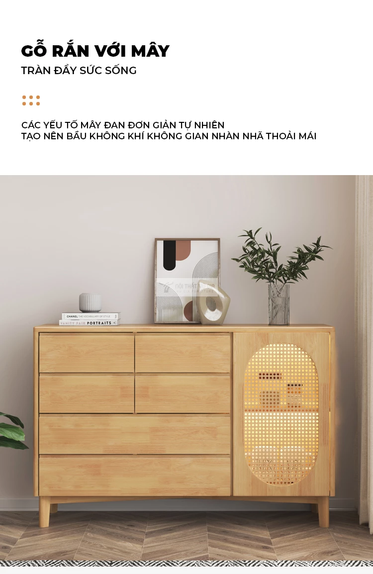 thiết kế kết hợp c&aacute;nh m&acirc;y hiện đại của Kệ gỗ tự nhi&ecirc;n thiết kế nhiều ngăn LV58