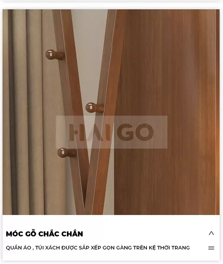 Kệ Gương Phong Cách Hiện Đại Gỗ Tự Nhiên Haigo TG095