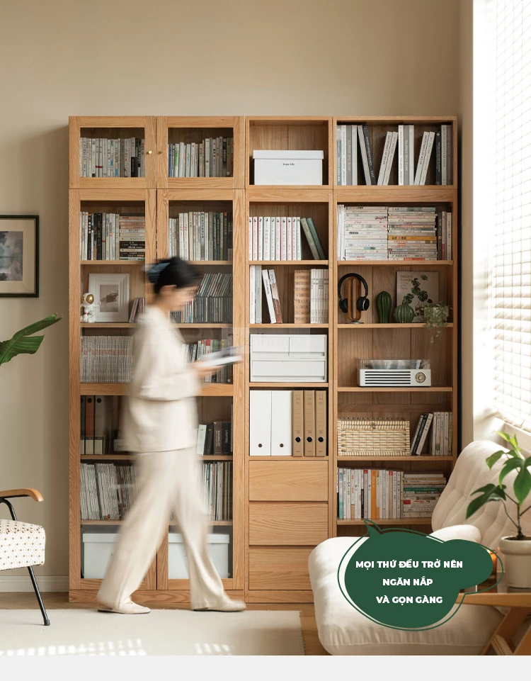 Kệ Sách, Kệ Trang Trí Đa Năng Gỗ Tự Nhiên Togismart BTG 088 có thiết kế tối giản, hiện đại, chất liệu gỗ tự nhiên cao cấp. Kệ phù hợp làm giá sách, kệ trưng bày trong phòng khách, phòng làm việc, phòng ngủ, giúp tối ưu lưu trữ và tạo điểm nhấn thẩm mỹ cho không gian.