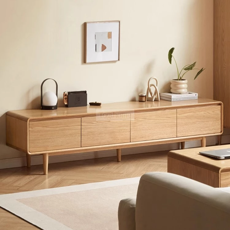 Kệ Tivi Gỗ Tự Nhiên Phong Cách Hiện Đại Togismart KTV 114 thiết kế phong cách hiện đại, sử dụng gỗ tự nhiên cao cấp, bền đẹp và thân thiện môi trường. Kiểu dáng tối giản, bo góc an toàn, phù hợp nhiều không gian sống. Tích hợp ngăn chứa tiện lợi, giúp không gian phòng khách thêm gọn gàng và sang trọng.
