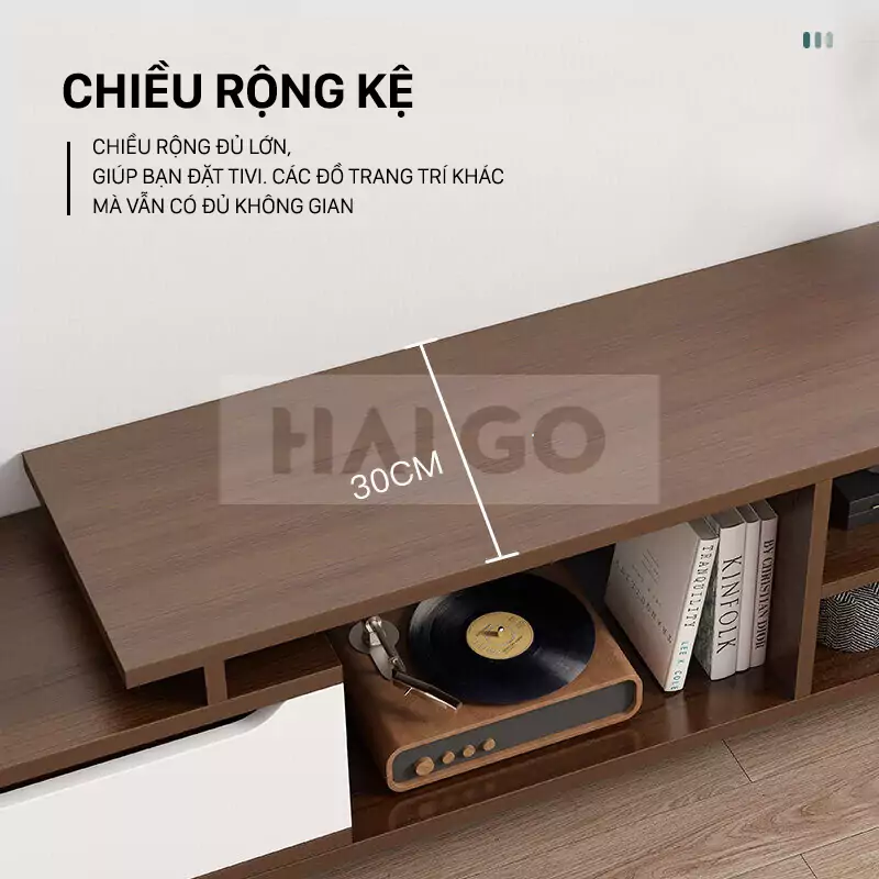 Kệ Tivi Phong Cách Hiện Đại Haigo KTV070