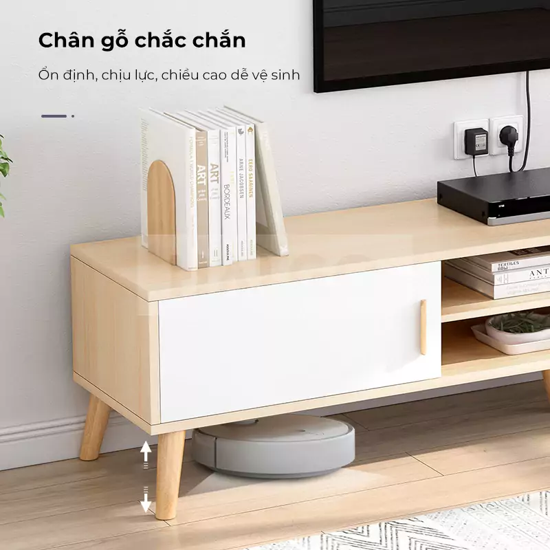 Kệ tivi Phong C&aacute;ch Hiện Đại Haigo KTV074