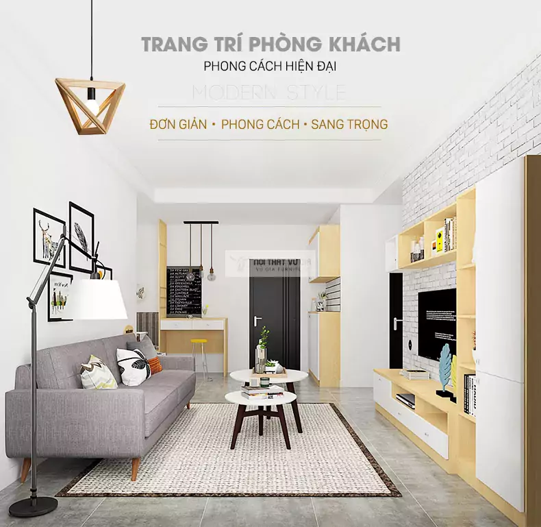 Kệ tivi sàn kết hợp tủ và kệ treo LV31