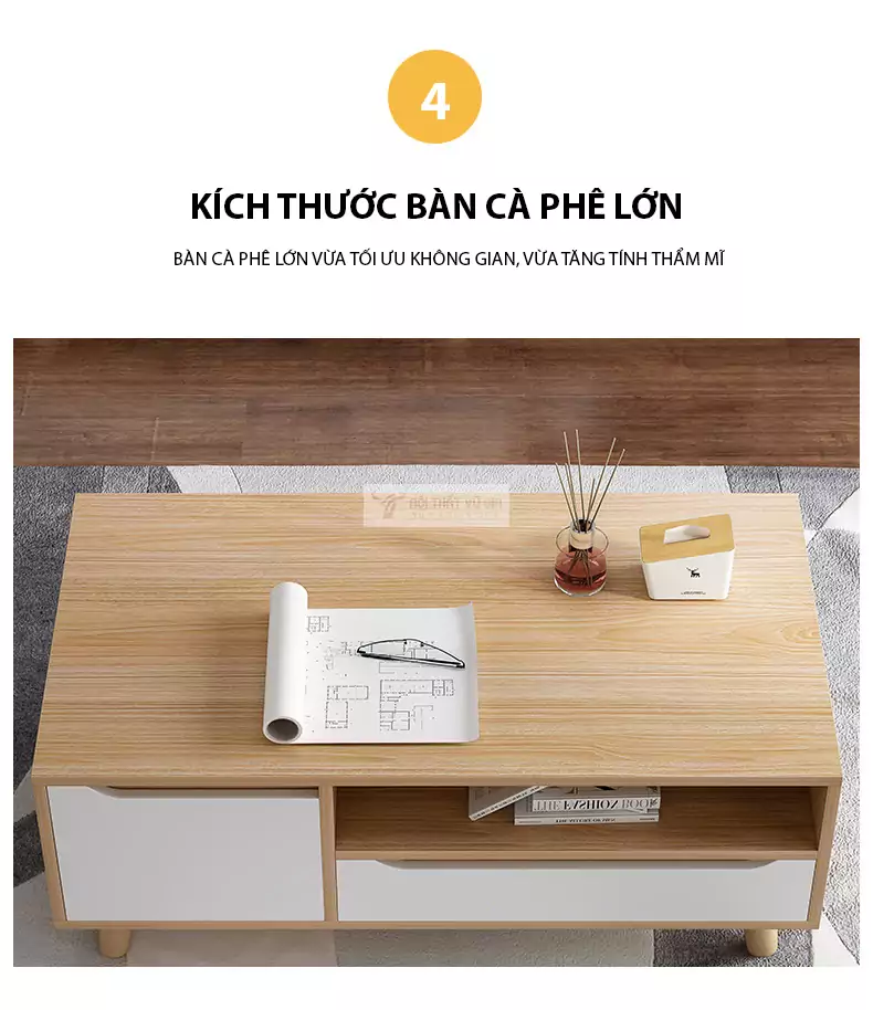tùy chọn bàn trà kết hợp của Kệ tivi sàn thiết kế độc đáo LV25