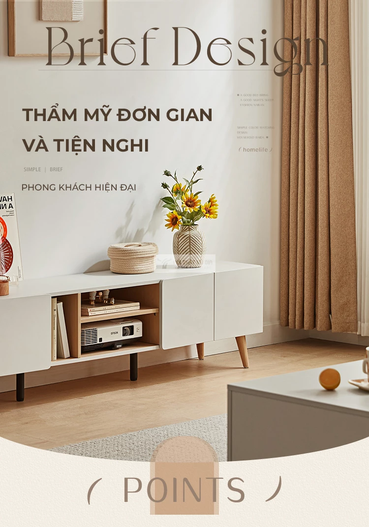 Kệ tivi sàn thiết kế hiện đại LV51