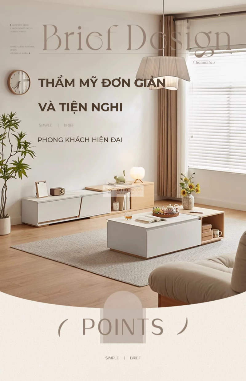 Kệ tivi sàn thiết kế hiện đại LV55