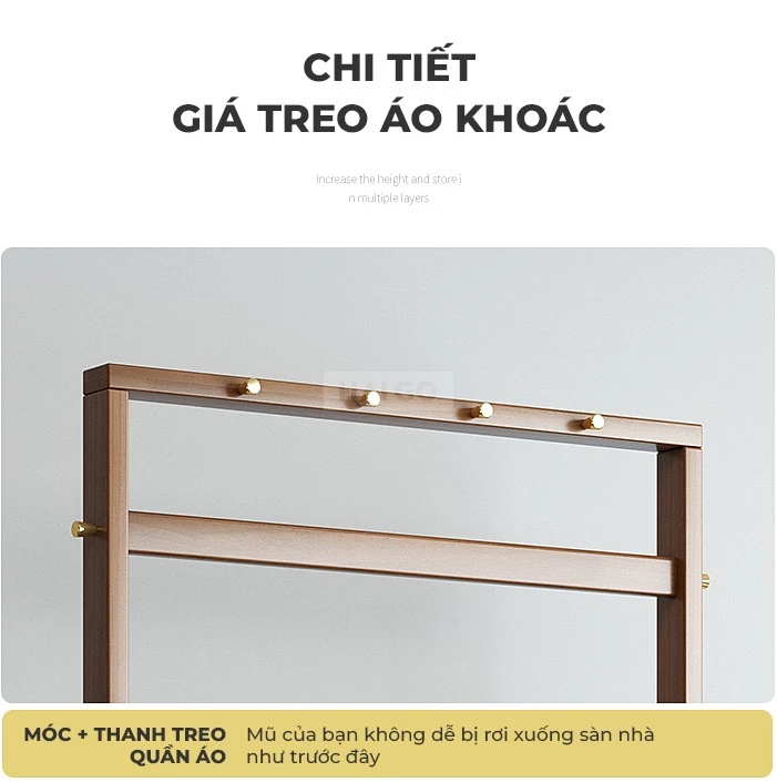 Kệ Treo Quần Áo Đa Năng Haigo KTA257