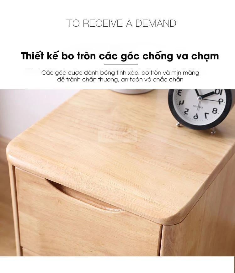 Tab đầu giường TDG 204 làm từ gỗ tự nhiên cao cấp, thiết kế hiện đại, tối giản, phù hợp nhiều phong cách nội thất. Sản phẩm có ngăn kéo tiện lợi, chân cao thoáng sàn, dễ vệ sinh. Lý tưởng cho phòng ngủ hiện đại, tăng tiện nghi và thẩm mỹ.