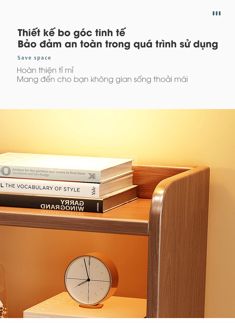 Kệ – Tủ – Tab đầu giường TDG 209 làm từ gỗ tự nhiên cao cấp, thiết kế hiện đại kết hợp đường nét thanh lịch. Phù hợp với nhiều không gian phòng ngủ. Ngăn kéo rộng rãi, tiện lợi cho việc lưu trữ. Chân cao tạo cảm giác thoáng đãng, dễ vệ sinh bên dưới.
