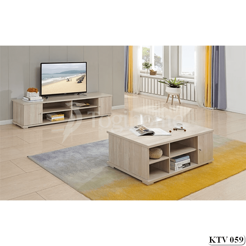 Phối cảnh kệ tivi KTV 059