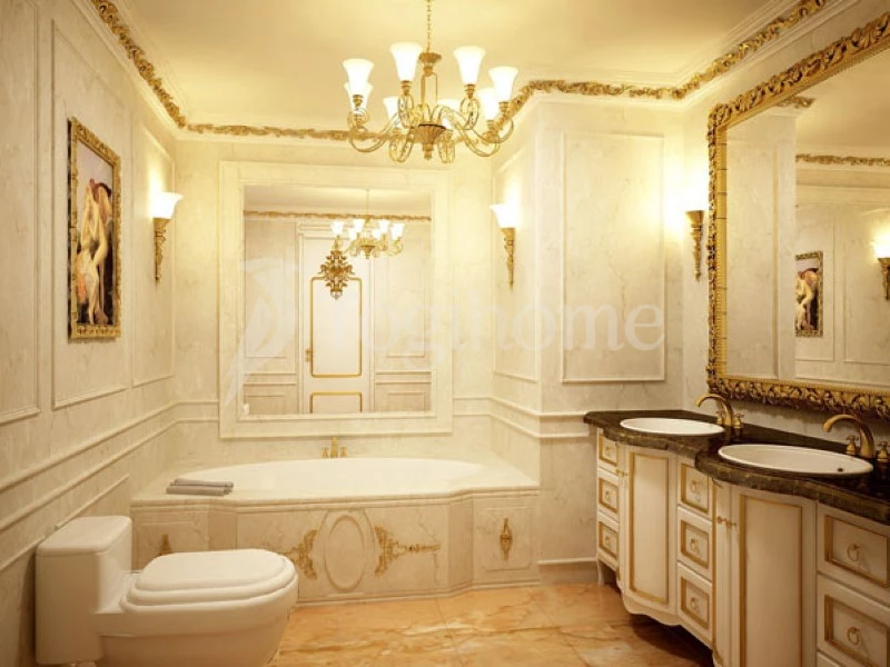Nội thất nhà tắm đẹp phong cách cổ điển