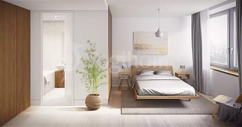 Nội thất phòng ngủ được thiết kế tối giản (Minimalism)
