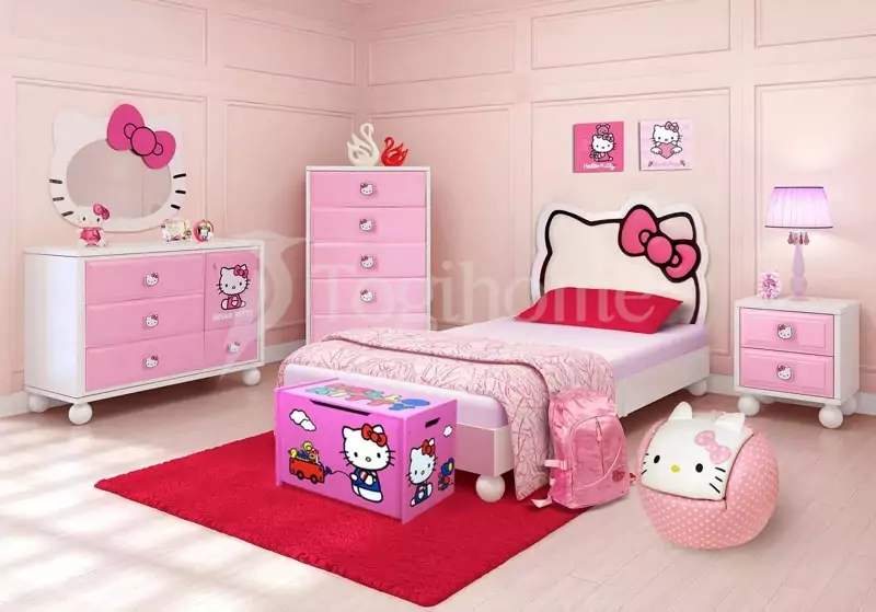 Nội thất phòng ngủ Hello Kitty - Tủ đựng đồ