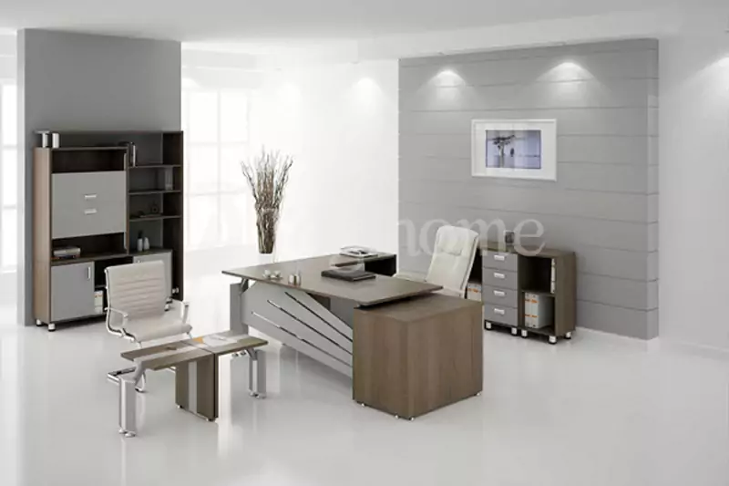 Thiết kế nội thất văn phòng bằng màu tươi mới giúp phòng thoáng rộng, sạch sẽ hơn