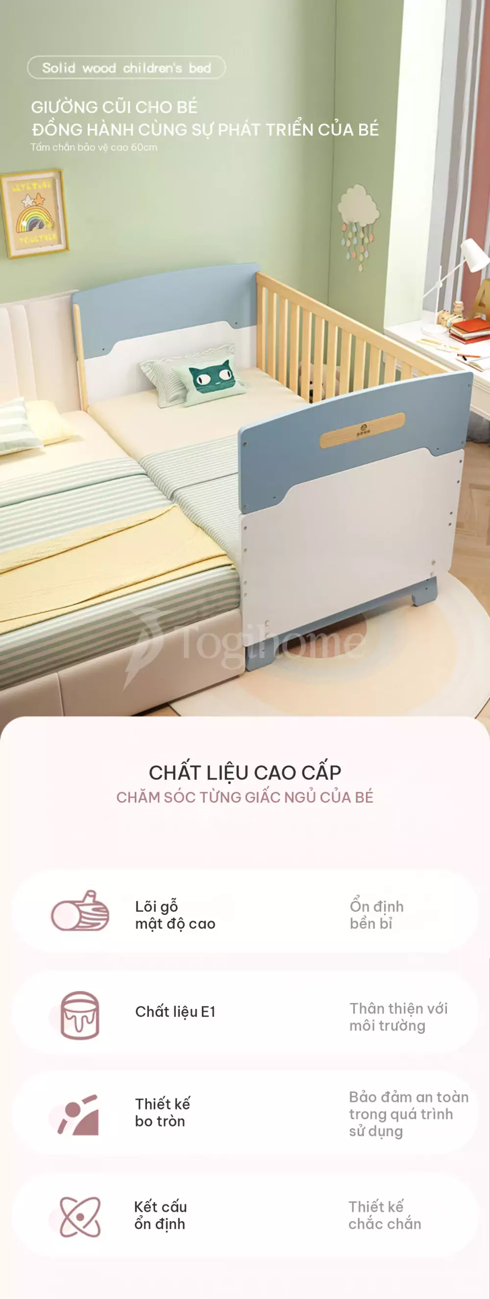 ưu điểm của nôi trẻ em nt06