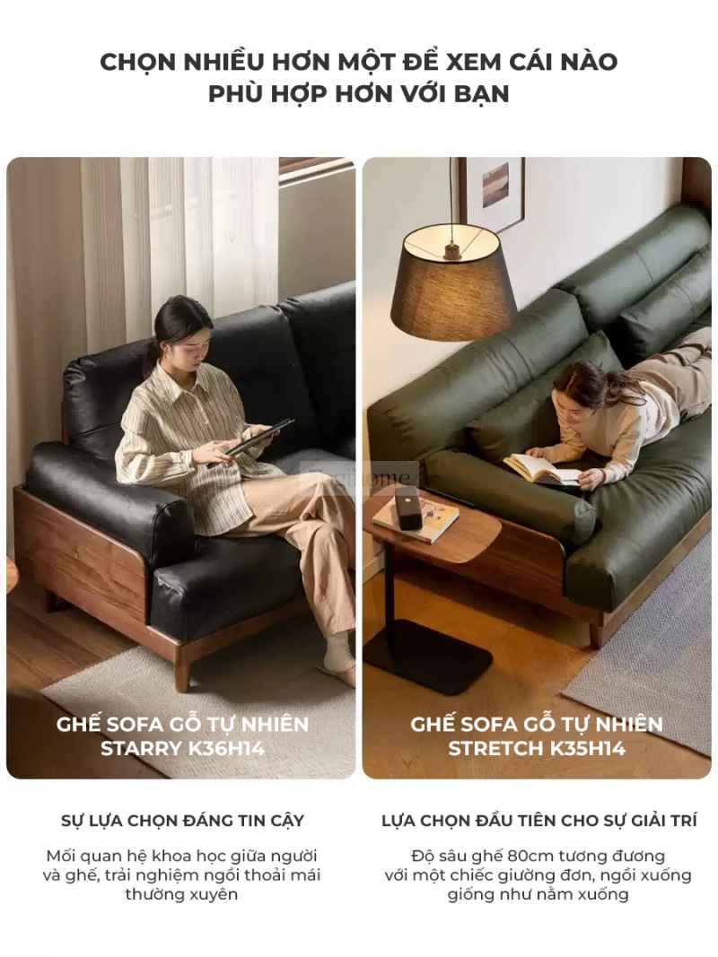 Sofa Phòng Khách Gỗ Tự Nhiên Hiện Đại Togismart M61 mang phong cách hiện đại với khung gỗ tự nhiên cao cấp, bền đẹp theo thời gian. Thiết kế tinh tế, đệm êm ái tạo cảm giác thư giãn tối đa. Phù hợp cho phòng khách sang trọng, tối giản, tôn lên vẻ đẹp đẳng cấp và hài hòa cho không gian sống.